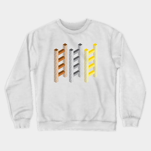 Chaos Is A Ladder Crewneck Sweatshirt by felixbunny